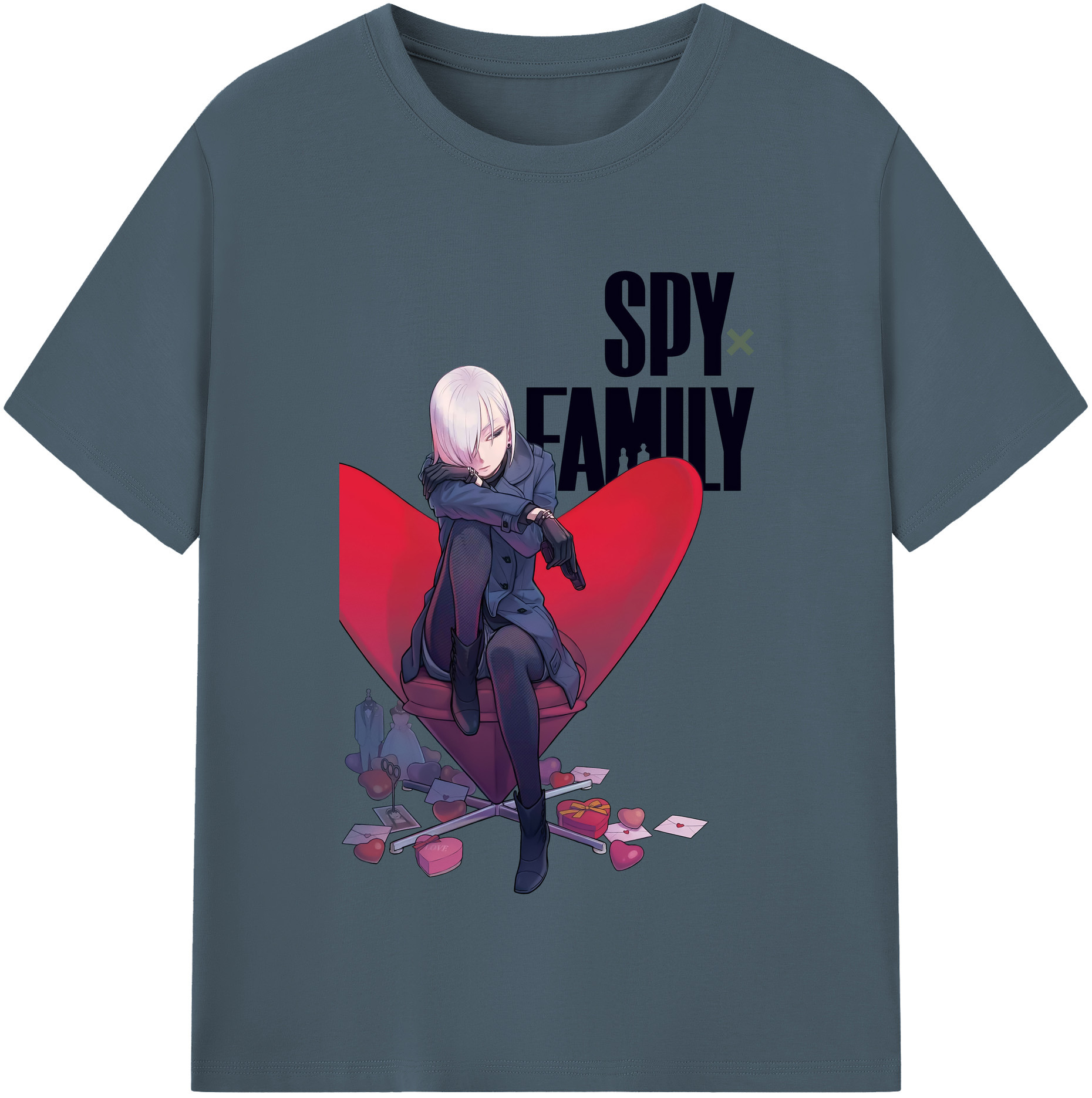 （画像用） SPY×FAMILY间谍家家酒 綿100％半袖Tシャツ（フロントプリント）